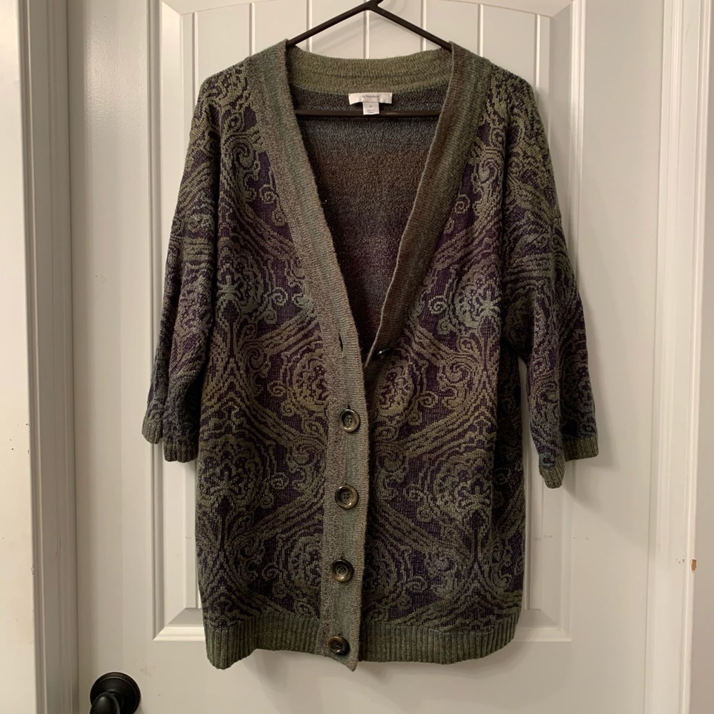 Oversized flowy cardigan